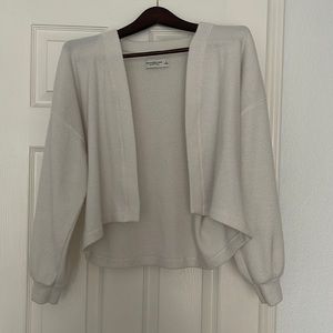 Cozy cropped cardi